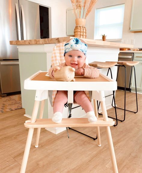 Why I Chose the IKEA Antilop High Chair with Yeah Baby Goods Accessories Restaurant High Chair, Aesthetic High Chair, Cute High Chair, Ikea Highchair Hack, Lalo High Chair, Ikea Antilop High Chair Makeover, Antilop High Chair Hack, Ikea High Chair Makeover, Best High Chairs For Babies