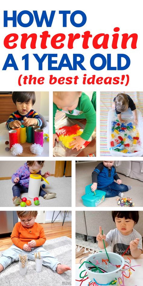 Activities With A One Year Old, Activities For A 1 Year, 1 Year Activity, Activities To Do With A One Year Old, Sensory Activities For Babies 1 Year, 1 To 2 Year Baby Activities, Things To Do With 1 Year Baby, 1 Year Play Ideas, Fun Things To Do With One Year Olds