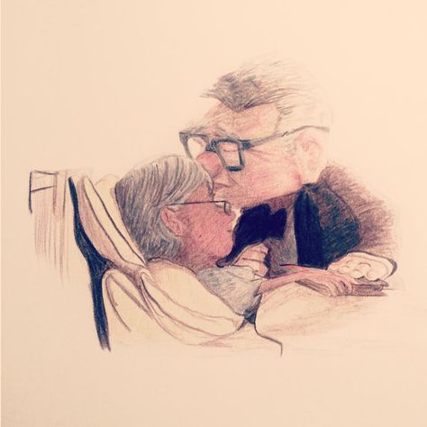 Disney Through The Ages: Day 240: "Thanks for the adventure; Now go have a new one! Love, Ellie..." #Up Carl Y Ellie, Up Pixar, Up The Movie, Disney Up, Disney Pixar Up, Images Kawaii, Drawing Cartoon Characters, Pixar Movies, One Love