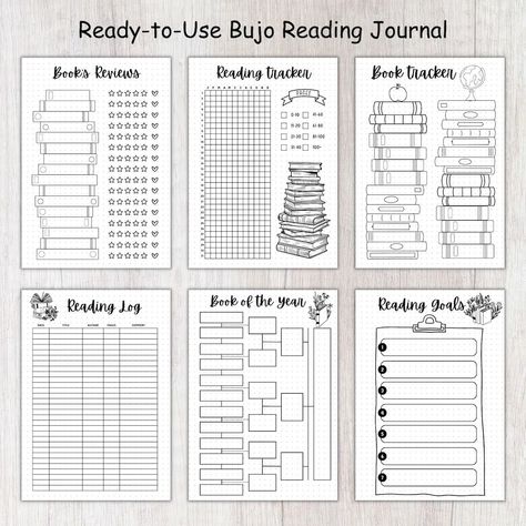 Book Reading Tracker Bundle Printable Page,a5 Cute Book Journal Ideas, Book Progress Tracker, Book Journal Goals Page, Reading Book Log Free Printable, Book Club Tracker, Month Book Tracker, My Bookshelf Template, June Book Tracker, Reading Pages Tracker