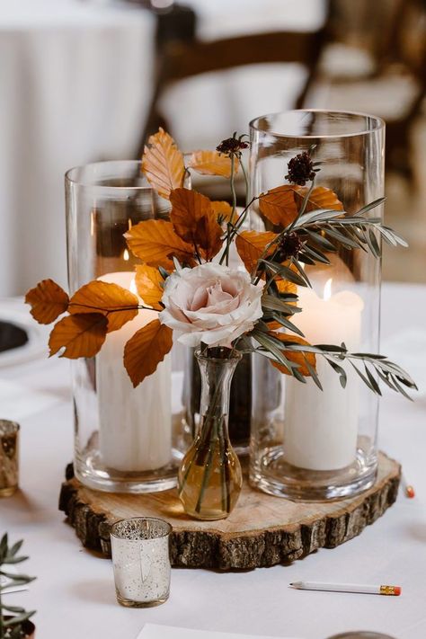 Fall Wedding Color Schemes, Fall Wedding Tables, Wedding Themes Fall, Fall Wedding Centerpieces, November Wedding, Fall Wedding Decorations, Future Wedding Plans, Home Decor Living Room, Wedding Inspiration Fall