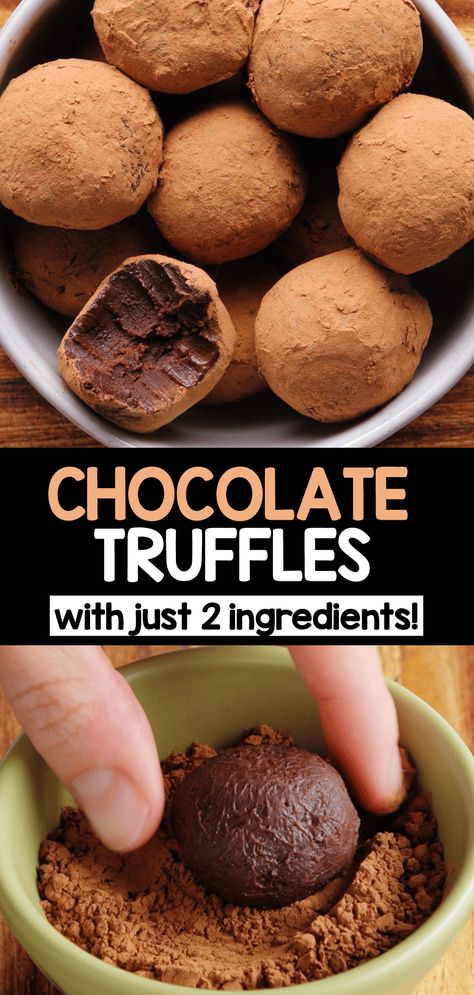 How to make the best chocolate truffle recipe Chocolate Chip Truffles No Bake, Truffle Chips Recipe, Chocolate Truffle Dessert, Vegan Truffle Recipe, French Truffles Recipe, Keto Chocolate Truffles Recipe, Chocolate Truffles Cocoa Powder, Paleo Chocolate Truffles, Dessert Recipe Chocolate