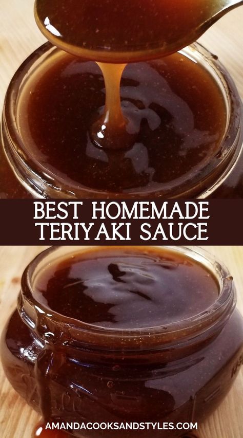 Best Teriyaki Sauce Recipe - Serve this sauce over your favorite grilled meats, like chicken, beef and pork! We also love using this as a dipping sauce for lumpias, egg rolls and wontons. This recipe is budget friendly and kid friendly. Teriyaki Bbq Sauce Recipe, Restaurant Style Teriyaki Sauce, Teriyaki Bbq Sauce, Easy Homemade Teriyaki Sauce, Easy Asian Sauce For Chicken, Chinese Sauce For Chicken, Easy Chinese Recipes Vegetarian, Thick Teriyaki Sauce Recipe, 3 Ingredient Teriyaki Sauce