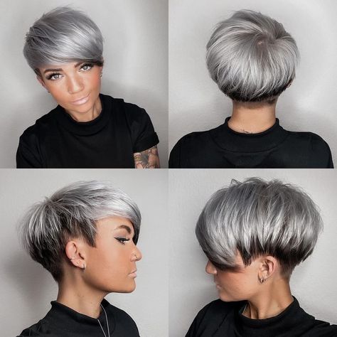 Kadeřnické Trendy, Mullet Hairstyle Women, Short Hair Undercut, Blonde Pixie Haircut, Super Short Hair, Brazilian Remy Hair, Edgy Short Hair, Curly Hair Women, Hairstyle Women