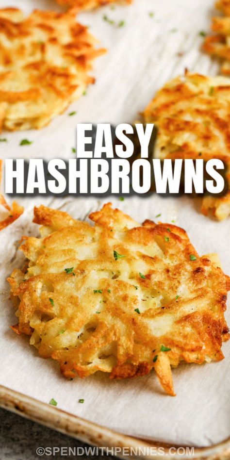 Shredded Hashbrown Recipes, Shredded Hashbrowns, Easy Hashbrowns, Homemade Hashbrowns, Thanksgiving Menu Ideas, Hashbrown Breakfast Casserole, Hashbrown Recipes, Potato Recipes Side Dishes, The Leftovers