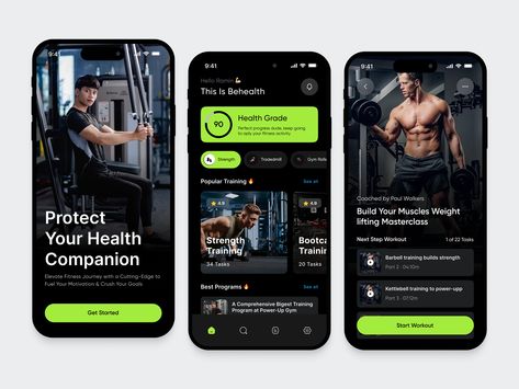 Porto, Workout App Design, Fitness Mobile App Design, Sport App Design, Fitness Apps Design, Fitness App Design, Fitness App Ui, Gym App, Apple Fitness