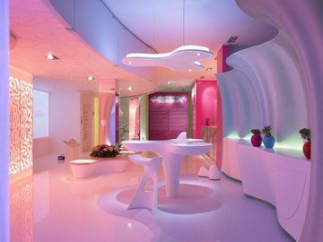 Cool Girl Bedrooms, Futuristic Home Decor, Girl Bathroom Decor, Bedroom Boy, Girl Bathroom, Cool Room Decor, Futuristic Home, Kitchen Remodel Cost, Karim Rashid