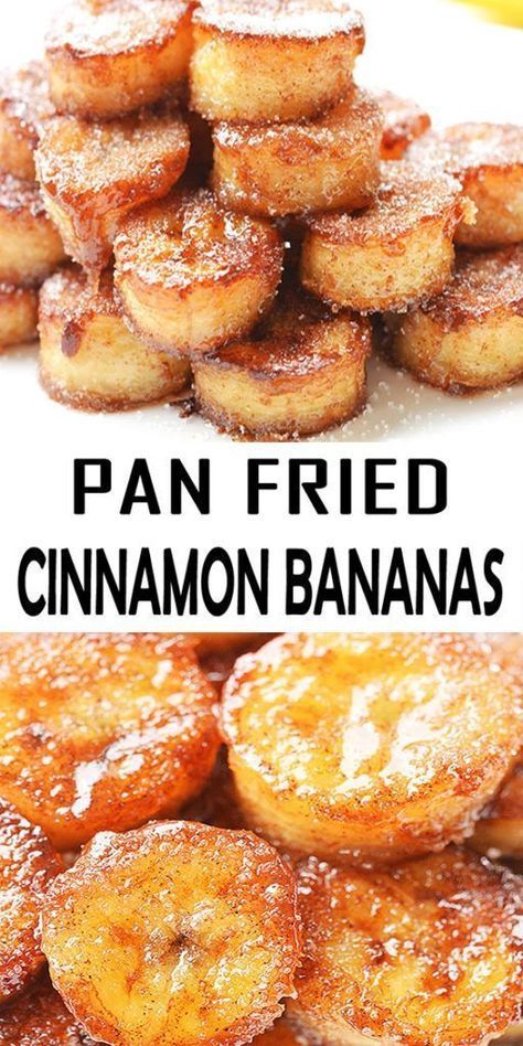 Fried Banana Recipes, Cinnamon Bananas, Wallpaper Food, Fried Bananas, Think Food, Deilig Mat, Cinnamon Banana, Banana Recipes, Interesting Food Recipes