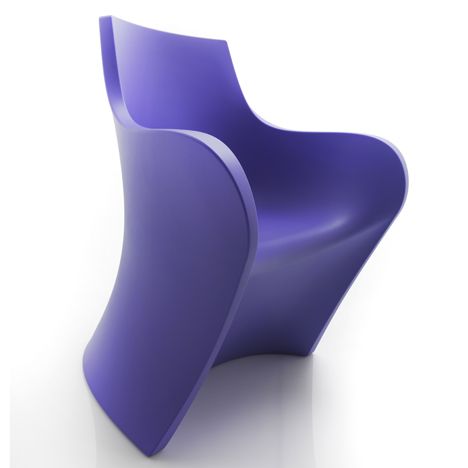 Snoop and Woopy by Karim Rashid for B-Line Purple Chair, Molded Chair, Italian Furniture Brands, B Line, Karim Rashid, Unique Home Accessories, Futuristic Furniture, Public Seating, Small Armchair