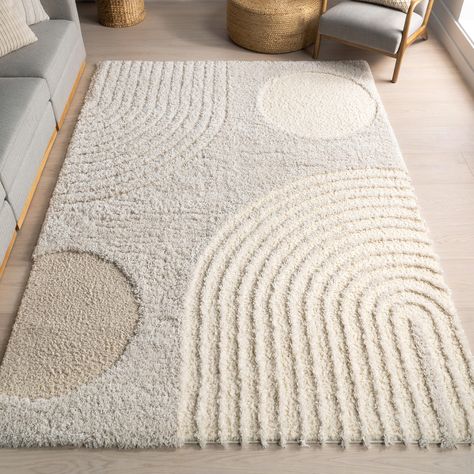 PRICES MAY VARY. Durable Materials: Our area rug is meticulously crafted from 75% Polyester, 25% Polypropylene and made in Turkey, ensuring exceptional quality. With this rug’s power-loomed construction, you can trust in its durability. Recommended Rooms: Transform your living room, bedroom, kitchen, nursery, office, or dining room with this stunning 5x8 Area Rug. This rug is sure to elevate any space that it is placed in while blending seamlessly with any decor pieces. Stylish & Versatile Design: This Abstract rug boasts enduring, captivating aesthetics. Its Abstract pattern and unique prints bring a touch of flair to any room, ensuring lasting style in your living room, bedroom, or dining area. Premium Quality: This rug ensures durability and long-lasting beauty when placed in any high t Nursery Beige, Comfy Rugs, Nautical Rugs, Area Room Rugs, Minimalist Sofa, Area Rug Sets, 5x8 Area Rugs, Nursery Office, Area Rug For Living Room