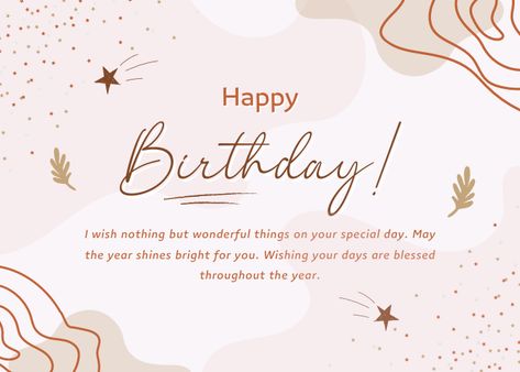 Wishing someone special a very special birthday. Ucapan Happy Birthday, Happy Birthday Girlfriend, Template Landscape, Happy Birthday Wishes Messages, Happy Birthday Bestie, Birthday Card Online, Pink Happy Birthday, Happy Birthday Best Friend, Happy Birthday Vintage