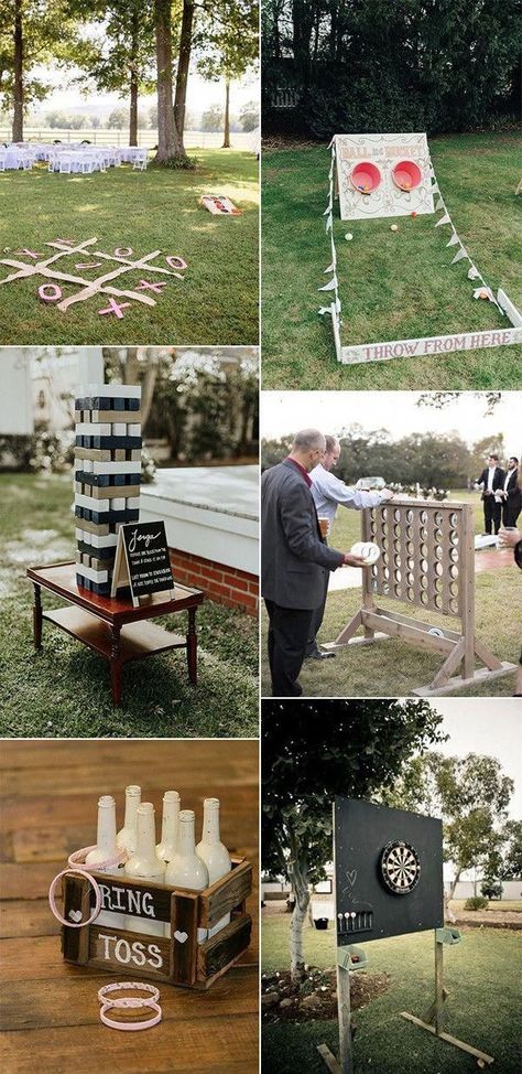 Wedding Games, Backyard Wedding Ideas, Wedding Ideas On A Budget, Wedding Activities, Whimsical Wonderland Weddings, Future Wedding Plans, Cute Wedding Ideas, Wedding Ceremony Decorations, Ceremony Decorations