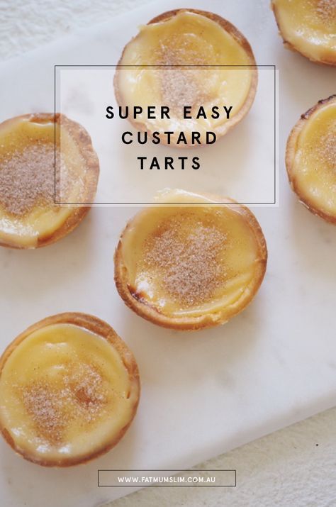 I’m late to the custard tart party. I used to see them hanging in the cabinet at the local bakeries, and they just didn’t do anything for me. I’m more of a lamington girl, or a hedgehog slice lady. I’ve never opted for the apple turnovers {still haven’t tried}, or the neenish tarts… and the... Read More Thermomix, Microwave Custard Recipe, Microwave Custard, Mini Custard Tarts, Hedgehog Slice, Custard Tart Recipe, Custard Tarts Recipe, Easy Tart Recipes, Easy Custard