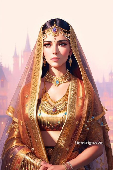 Ancient Indian Princess, Princess Beauty, Indian Princess, Fashion Umbrella, Ancient Magus Bride, Sky Photography Nature, Historical Women, Beauty Oil, Woman Illustration