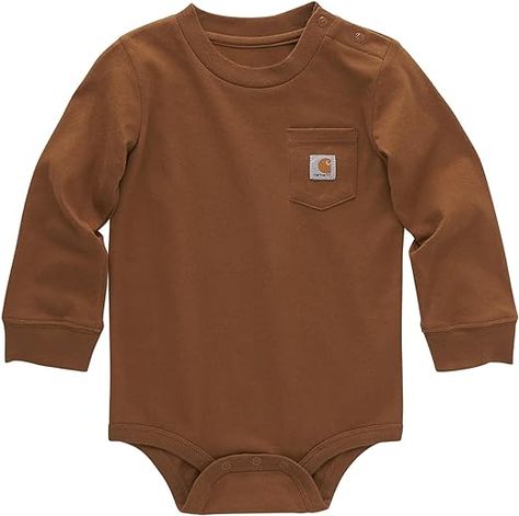 Carhartt Kids, Carhartt Baby, Carhartt Long Sleeve, Western Babies, Baby Long Sleeve, Long Sleeve Onesie, Boys Long Sleeve, Baby & Toddler Clothing, Unisex Baby