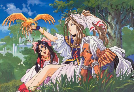 Ah My Goddess, Shojo Anime, Oh My Goddess, Old Anime, 90s Anime, Character Design References, Anime Fan, Anime Style, Animation Art