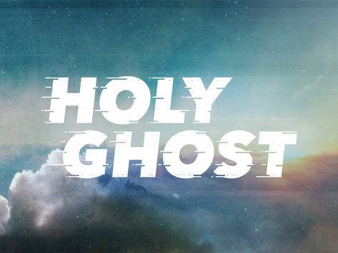 Holy Ghost Brand Typography, Church Graphic Design, Church Events, Ghost Design, Graphic Inspiration, Jesus Images, Holy Ghost, Christmas Eve, Holy Spirit