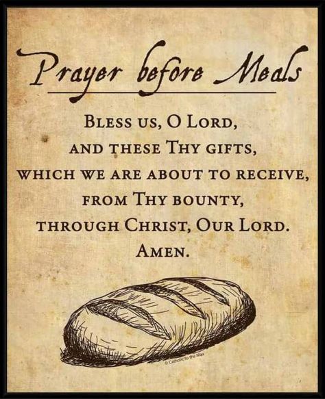 Prayer Before Meal - Thanksgiving Prayer Before Meal - Daily Morning Prayer - Catholic Prayers Meals Ministry, Prayers Before Meals, Mealtime Prayers, Food Prayer, Dinner Prayer, Daily Morning Prayer, Wedding Prayer, Birthday Prayer, Thanksgiving Prayer