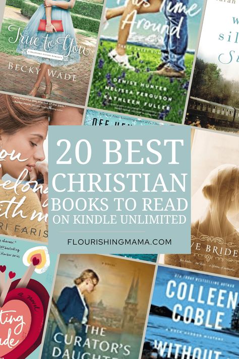 If you're looking for some good Christian fiction books to read, check out this list of the top 20 free books that are available on Kindle Unlimited. With so many great options to choose from, you're sure to find a book that will keep you entertained for hours on end. Christian Book Club Books, Christian Books To Read, Books For Teen Boys, Christian Novels, Christian Romance Books, Christian Romance Novels, Christian Historical Fiction, Best Book Club Books, Kindle Unlimited Books