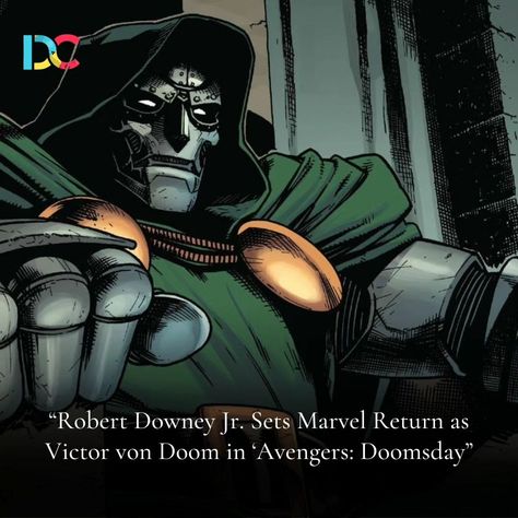 Robert Downey Jr. is returning to the Marvel Cinematic Universe as Victor von Doom in a new “Avengers” movie titled “Avengers: Doomsday,” which will be directed by Joe and Anthony Russo in their own return to Marvel. . . . #robertdowneyjr #drdoom #victorvondoom #marvelcinematicuniverse #avengers #marvel #anthonyrusso #joerusso Robert Downey Jr, Victor Von Doom, Avengers Movie, Dr Doom, Doctor Doom, New Avengers, Avengers Marvel, Robert Downey, Marvel Cinematic Universe