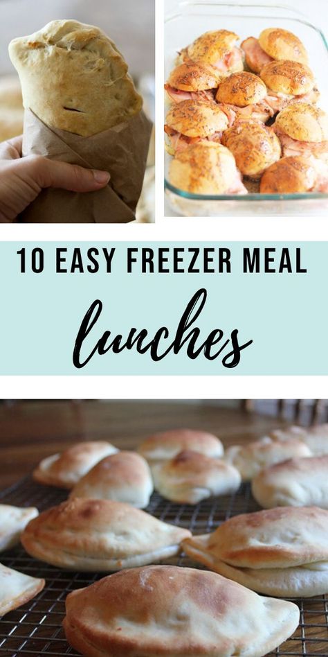 Make Ahead Grab And Go Meals, Easy Make Ahead School Lunches, Make Ahead Lunch Freezer Meals, Food To Make Ahead And Freeze, Prep Ahead Snacks, Make Ahead Lunches Healthy, Make Ahead Calzones, Make Ahead And Freeze Lunches, Make Ahead Lunches Freezer