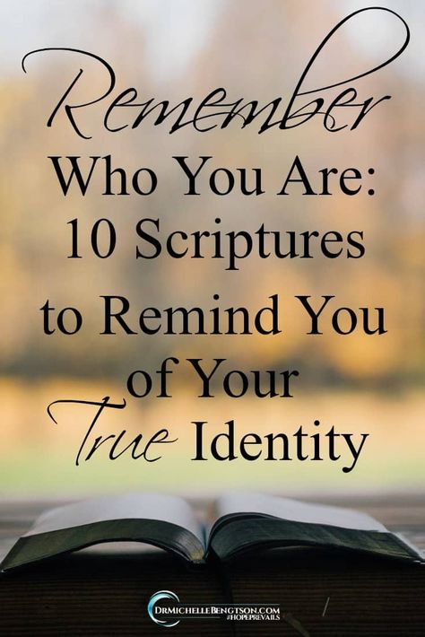 God uses scripture to remind you of your true identity. Who you truly are never changes. You are a Child of God. #BibleVerses #scripture #identity Scriptures To Remember, Scripture About Identity, I Am A Child Of God, Christian Reminders, Friday Inspirational Quotes, Bible Wisdom, Christian Growth, Bible Topics, Abba Father