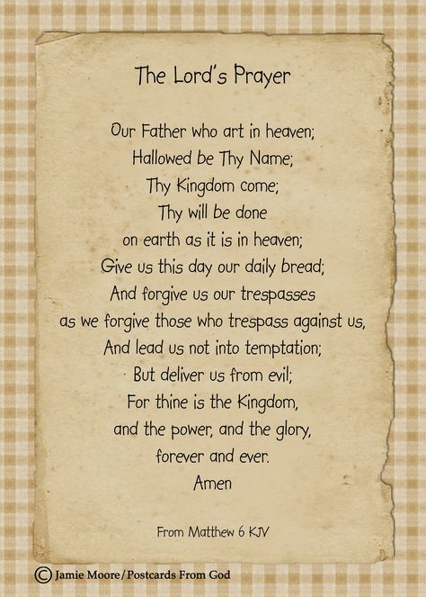 For Thine is the Kingdom, the power and the glory forever!  www.facebook.com/PostcardsFromGod Costume Ideas For 4 People, Halloween Costume Ideas For 4, Costume Ideas For 4, 2020 Halloween Costumes, Prayers Work, Our Father Prayer, Our Father Who Art In Heaven, Lords Prayer, Kartu Doa