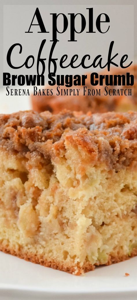 Apple Recipes Easy Healthy, Apple Coffee Cake, Cake With Cinnamon, Apple Recipes Healthy, Apple Coffee, Pudding Chia, Dessert Mousse, Apple Coffee Cakes, Diy Easy Recipes