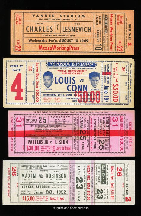 Movie Ticket Graphic Design, Old Ticket Vintage, Retro Ticket Design, Vintage Ticket Design, Boxing Typography, Ticket Design Vintage, Ticket Graphic Design, Ticket Design Ideas, Vintage Movie Ticket