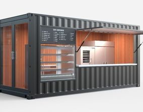 Coffeshop Design, Container Kiosk, Shipping Container Cafe, Shipping Container Restaurant, Container Coffee Shop, Small Restaurant Design, Container Restaurant, Mini Cafe, Container Bar