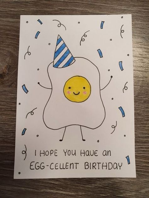 Birthday Cards For Best Friends Funny, Easy Birthday Cards For Friends, Letters Of Love Cards For Kids, Hbd Card Design, Easy Birthday Cards Diy Simple, Easy Happy Birthday Cards, Happy Birthday Zeichnungen, Diy Birthday Card For Mom, Birthday Drawing Ideas Easy