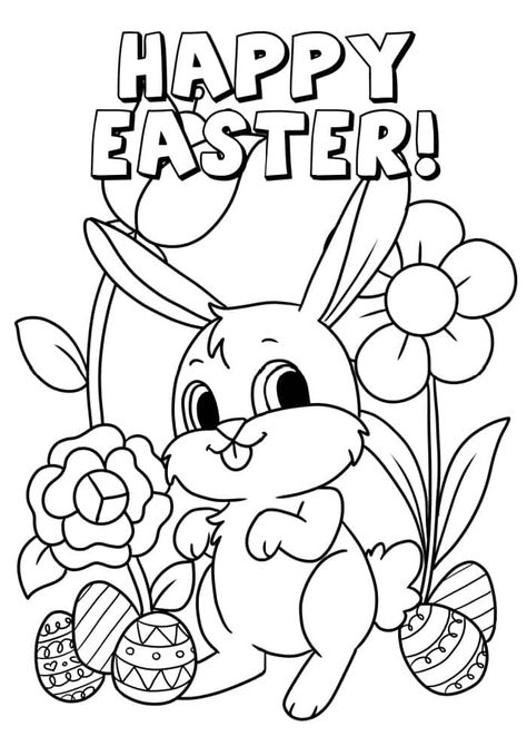 Easter Activity Sheets, Easter Coloring Pages Printable, Bunny Coloring, Easter Bunny Colouring, Kids Puzzles, Easter Activity, Easter Party Favor, Teacher Craft, Bunny Coloring Pages