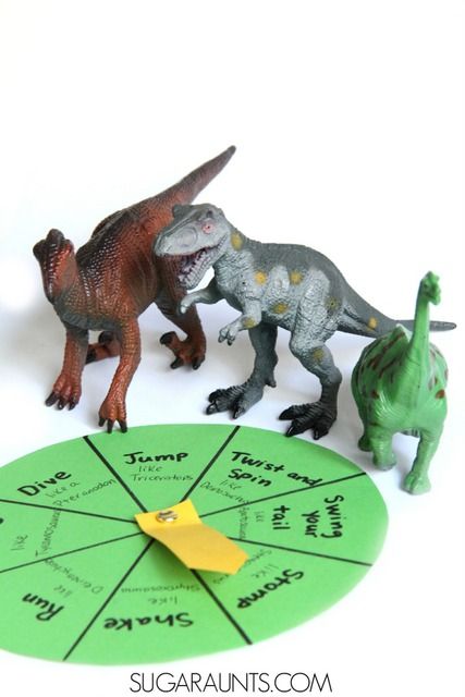 Dinosaur gross motor movement game based on the book, Dinosaurumpus from Sugar Aunts Dinosaur Gross Motor, Outdoor Birthday Party Games, Birthday Party Games For Toddlers, Party Games For Toddlers, Dinosaur Party Games, Dinosaur Lesson, Outdoor Birthday Party, Toddler Party Games, Dinosaurs Preschool