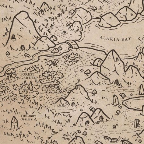 Fantasy Map Reference, Fantasy Map Sketch, Fantasy Map Aesthetic, Map Ideas Design, World Map Ideas, Map Fantasy Art, Fantasy Map Ideas, Fantasy Map Art, Rice Map