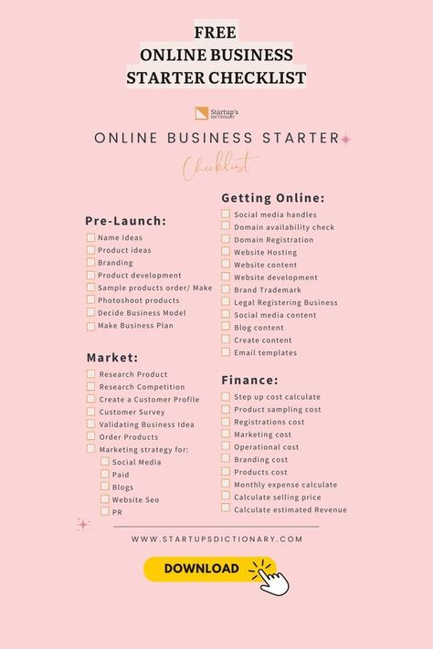 FREE Business Startup Checklist in 2023 | Startup business, Small Business plan outline, template | Business Printable Planner by  Marie Martinez Organisation, Business Startup Checklist, Startup Checklist, Small Business Plan Template, Business Budget Template, Small Business Marketing Plan, Business Plan Outline, Outline Template, Making A Business Plan