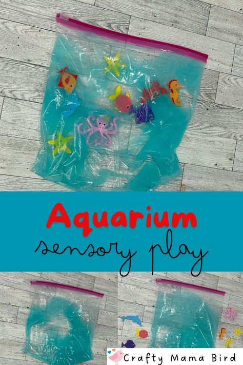 Creativity, imagination and retelling can all be used while exploring with this sensory bag.  Post also includes a list of recommended book about ocean animals. Crab Sensory Activity, Ocean Animals Sensory Bin, Ocean Animals Sensory Activities, Ocean Exploration Preschool, Sea Life Sensory Bin, Under The Sea Theme Preschool Activities, Sea Sensory Play, Ocean Animals Toddler Activities, Water Theme Activities For Toddlers