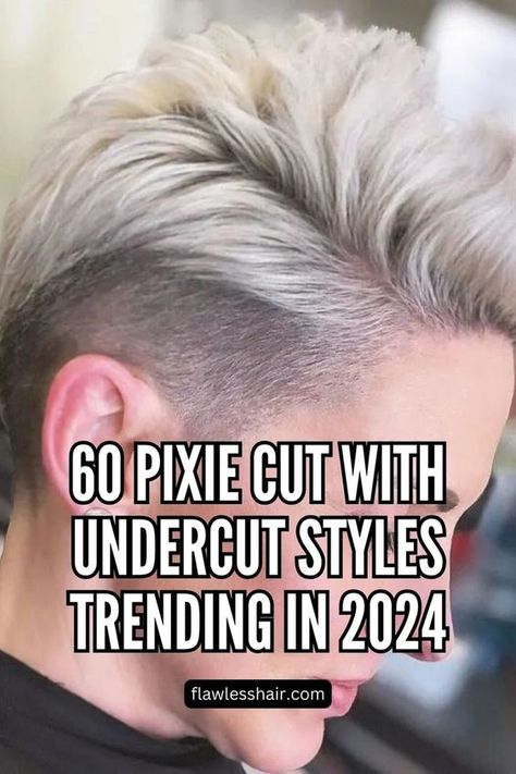 Embrace the urban vibe with hot street fashion Shaved Pixie Cut, Edgy Pixie Hairstyles, Kort Pixie, Shaved Pixie, Short Blonde Pixie, Shaved Hair Women, Undercut Hairstyles Women, Undercut Styles, Shaved Hair Cuts