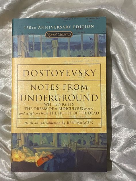 Philosophy, Notes From Underground, White Nights, Russian Literature, Fyodor Dostoyevsky, The Masters, The Dream, The Dead, Literature