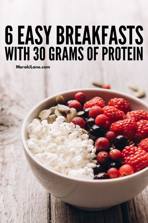 6 Breakfasts with 30 Grams of Protein to Kickstart Your Day Healthy Protein Breakfast, Healthy High Protein Breakfast, 30 Grams Of Protein, Healthy Low Carb Snacks, Low Carb Recipes Snacks, Healthy High Protein Meals, High Protein Breakfast, Egg Muffins, Tater Tots