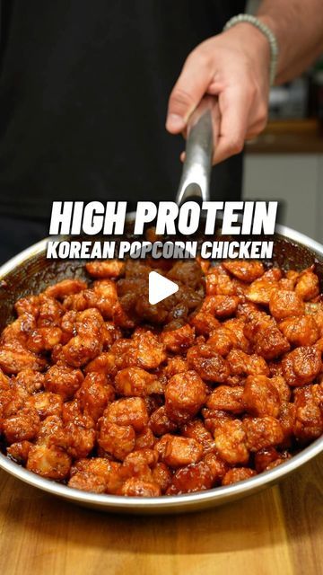 Panacea Palm on Instagram: "High Protein Crispy Korean Popcorn Chicken! 🔥🍗🇰🇷

ONLY 483 calories! Easy High Protein Meal Prep😋

Check out my high protein cookbooks for over 100+ recipes just like this one! 📕👨🏽‍🍳 (link in bio)

Serves 4: 🍽️🍽️🍽️🍽️

Calories & Macros 📊
Per Meal: 495 calories 
50g P | 68g C | 3g F

Popcorn Chicken
- 800g chicken breast (I get mine from @musclefooduk use code PANACEA!)
- tbsp black pepper
- 20ml soy sauce
- 1 egg
- 40g cornflour/cornstarch

Korean Glaze 
- 60ml soy sauce
- 80ml water
- 2 tbsp low cal ketchup (brand: Heinz 50% less)
- 3 tbsp gochujang paste (found is most supermarkets)
- 2 tbsp rice vinegar
- 2 tbsp honey
- 30g brown stevia (brand: pure via)

Sweet Sticky Rice
- 200g uncooked sticky rice (brand: Tesco)
- 3 tbsp rice vinegar
- tbsp s Korean Popcorn Chicken Recipe, Easy High Protein Meal Prep, Gochujang Paste, Popcorn Chicken Recipe, Easy High Protein Meals, Protein Meal Prep, Sweet Sticky Rice, High Protein Meal, High Protein Meal Prep