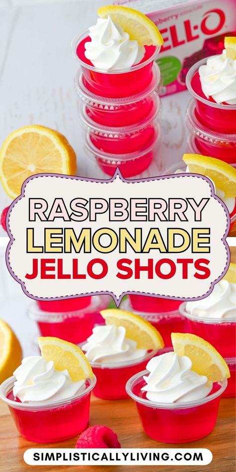 raspberry lemonade jello shots on table Orange Creamsicle Milkshake, Raspberry Jello Shots, Summer Jello Shots, Strawberry Margarita Jello Shots, Lemonade Jello Shots, Creamsicle Milkshake, Easy Jello Shots, Shots Alcohol Recipes, Best Jello Shots