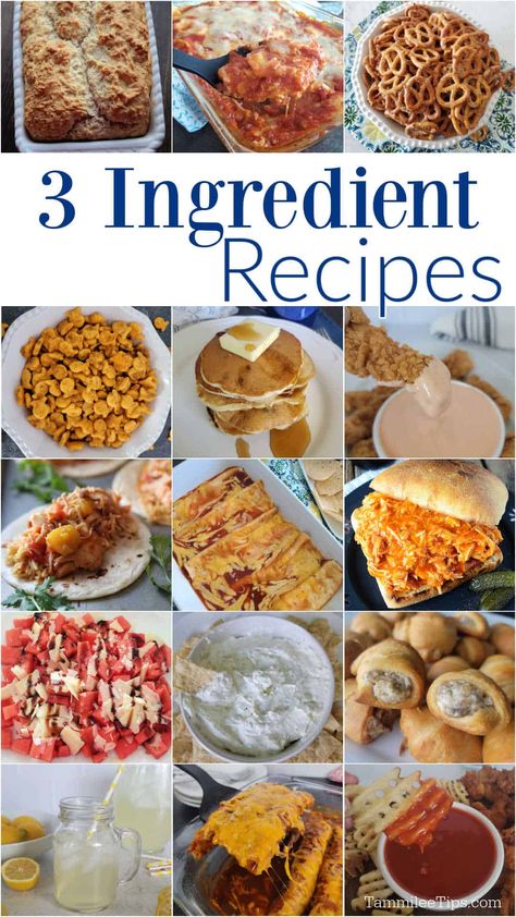 Easy Lunch Ideas 3 Ingredients, 3 Ingredient Recipes Breakfast, Minimum Ingredient Recipes, 4 Ingredient Dinner Recipes, 3 Ingredient Lunch Ideas, Easy Beginner Dessert Recipes, Easy Dinner Recipes Low Ingredient, 5 Ingredient Or Less Recipes Lunch, 7 Ingredient Recipes