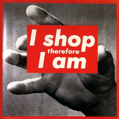 Postmodern Art, Barbara Kruger Art, Instalation Art, Barbara Kruger, Upcycling Fashion, Protest Art, Jasper Johns, Art Terms, Conceptual Artist