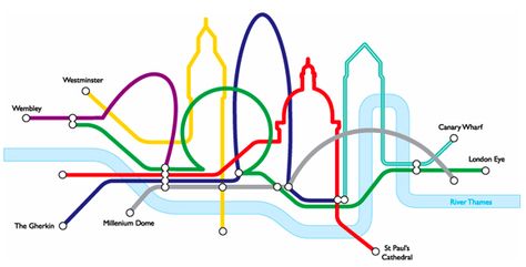 tube map graphic design London Skyline Tattoo, London Tube Map, London Underground Map, Skyline Tattoo, Underground Map, London Tube, London Tattoo, Neo Geo, London Landmarks