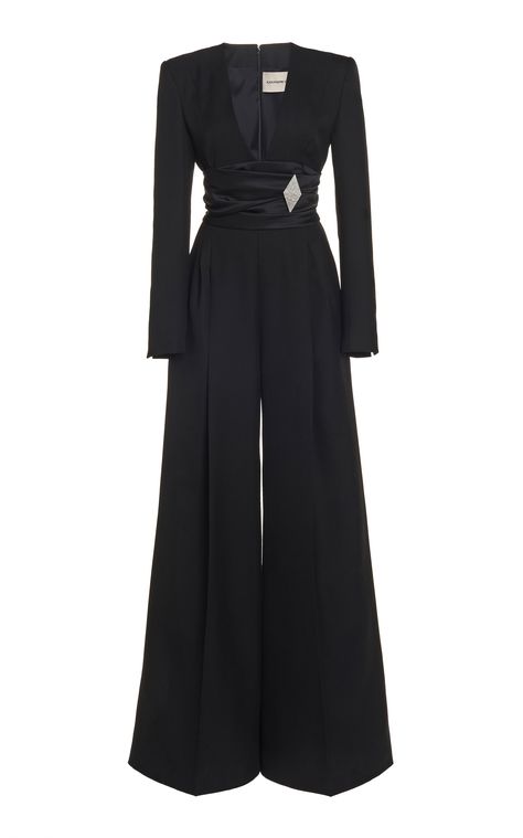 Jumpsuit Aesthetic Elegant, Elegant Jumpsuits For Women Wedding, Jumpsuit Women Elegant, Wide Leg Jumpsuit Formal, Jumpsuit Fashion Elegant, Black Formal Jumpsuit, Jumpsuit Elegant Formal, Black Jumpsuits For Women, Formal Jumpsuits For Women