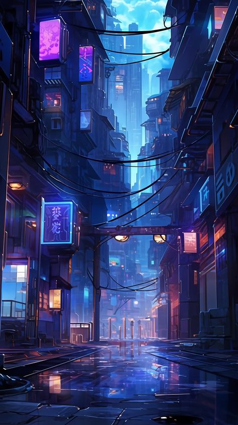 Croquis, Neon Future City, Digital City Art, Japanese City Wallpaper, Cybercore City, Anime Cyberpunk Wallpaper, Japanese Cyberpunk Aesthetic, Cyberpunk City Aesthetic, Cyberpunk City Concept Art