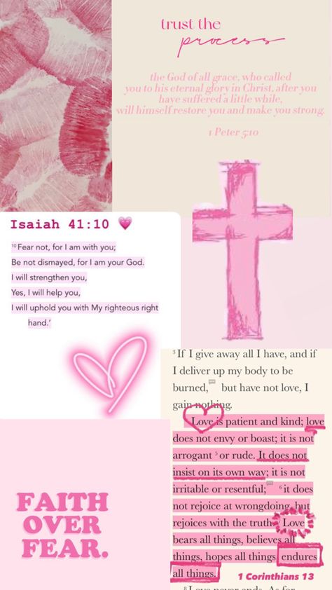 Pink Christian Wallpaper, Pink Christian, Cute Bible Verses, Christian Iphone Wallpaper, Motivational Bible Verses, Christian Quotes Wallpaper, Wallpaper Bible, Cute Bibles, Bible Verse Background