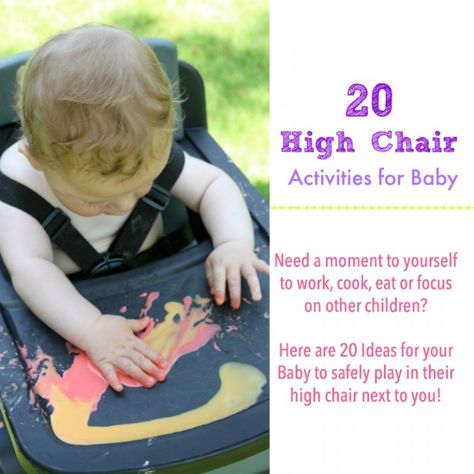 picmonkey_image Highchair Activities For 9 Month Old, High Chair Activities, 10 Month Old Activities, 10 Month Old Baby Activities, Toddler High Chair, Baby Sensory Play, Baby Play Activities, 10 Month Olds, Baby High Chair