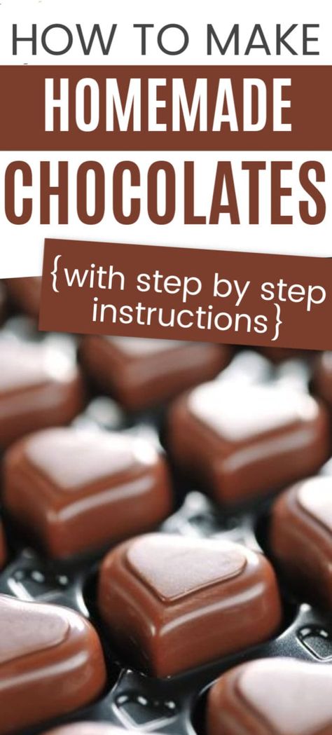 Candy Molds Recipes, Homemade Chocolate Candy Recipes, Chocolate Molds Recipe, Chicken Peanut Butter, Homemade Chocolate Candy, Homemade Chocolates, Chocolate Candy Recipes, Chocolate Recipes Homemade, Peanut Butter Candy