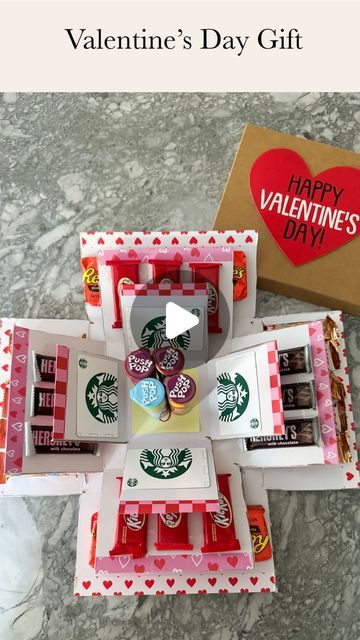 Jordan farmer on Instagram: "Comment: Shop for the links This Valentine’s Day explosion box is so fun!!! It’s very easy to make too!! I got the boxes from Walmart. They sell out very fast! You can buy them online too. This is great to make for anyone! You can add so many different things. Good teacher gift too!!! #valentinesgift DIY gift Valentine’s Day Gift idea Teacher gift Mom blogger Follow my shop @house.becomes.home on the @shop.LTK app to shop this post and get my exclusive app-only content! #liketkit #LTKfamily #LTKSeasonal #LTKkids @shop.ltk https://liketk.it/4sT1r" Birthday Box Diy Ideas, Box Valentines Day Gift Ideas For Him, Valentine’s Day Explosion Box Ideas, Explosion Box Ideas Valentines, Valentines Gift Boxes For Boyfriend, Heart Box Gift Ideas, What To Do For Your Mom On Valentines Day, Valentine Gift Boxes For Kids, Valentines Candy Boxes Diy